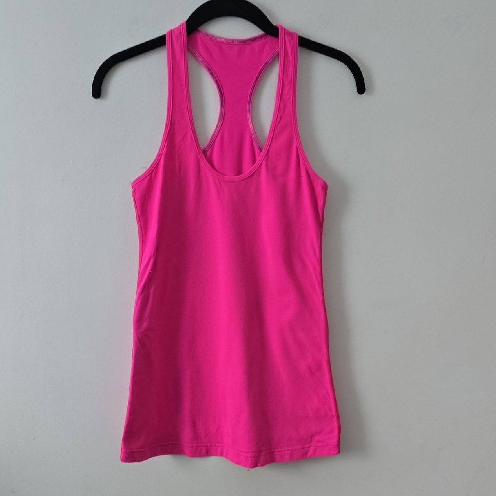 Lululemon Women's Pink Racerback Tank Top